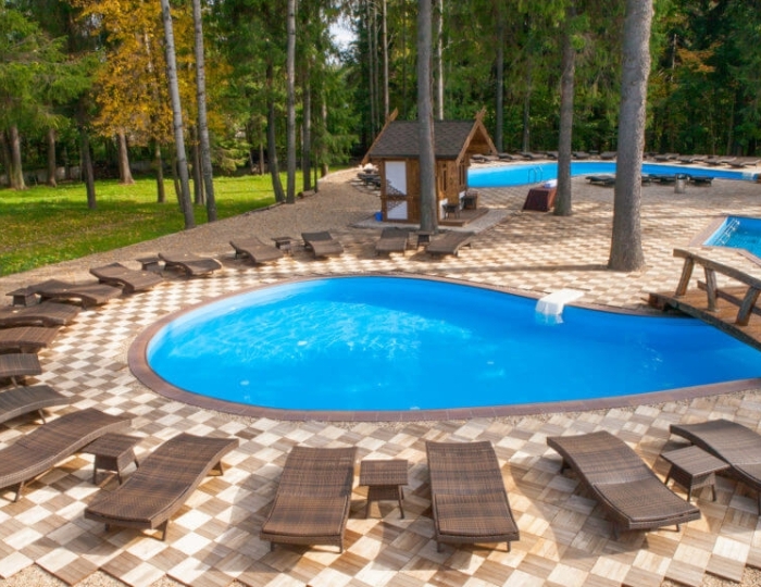 Открытый бассейн - Отель «Солнечный Park Hotel & SPA»
